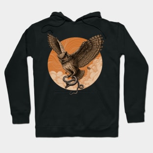 Owl and Snake Hoodie